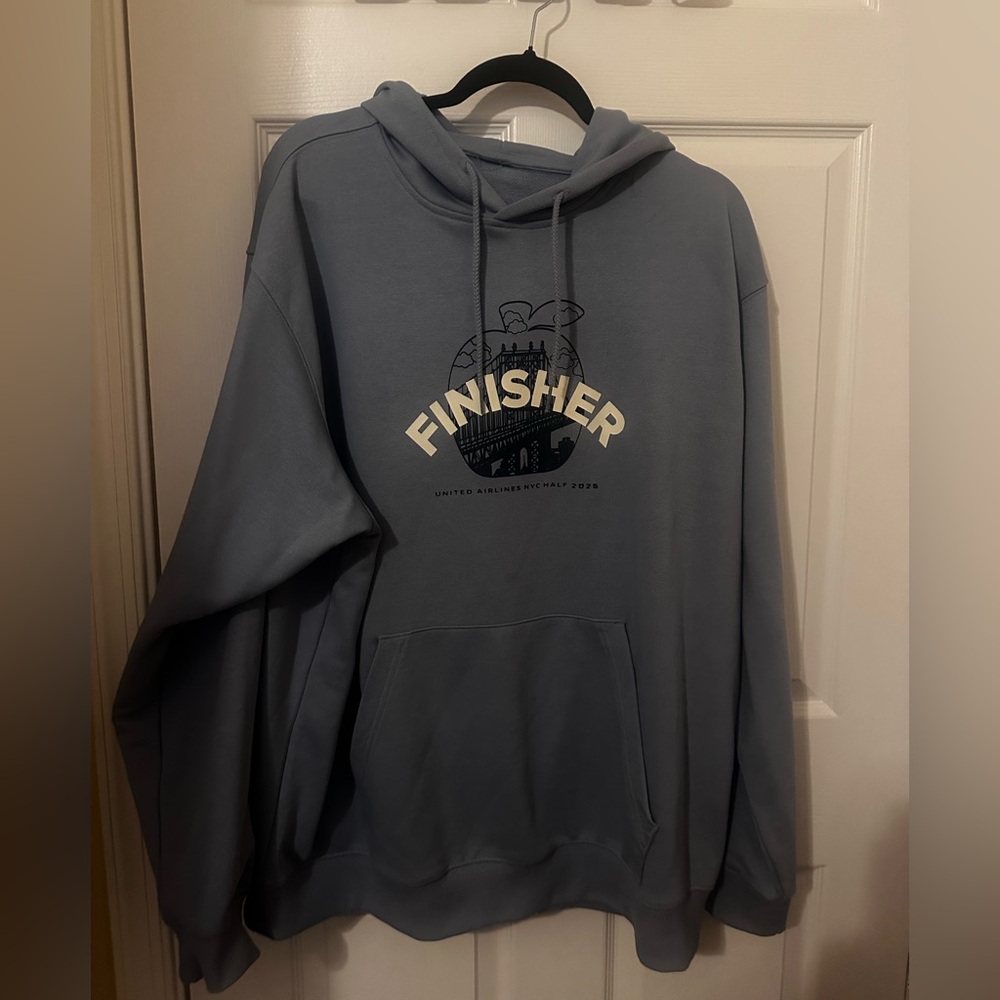 New Balance Men's Blue 'Finisher' Hoodie